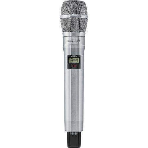 Shure ADX2FDTA/K9N=-G57 Digital Handheld Wireless Microphone Transmitter with KSM9 Capsule (G57: 470 to 616 MHz, Nickel) (TAA-Compliant) - Creation Networks