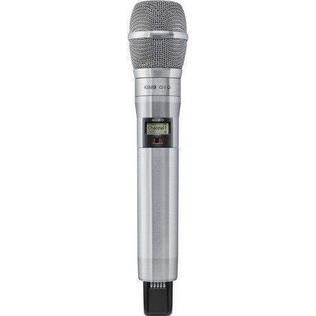 Shure ADX2FDTA/K9N=-G57 Digital Handheld Wireless Microphone Transmitter with KSM9 Capsule (G57: 470 to 616 MHz, Nickel) (TAA-Compliant) - Creation Networks