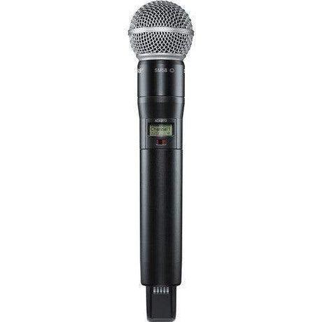 Shure ADX2FDTA/SM58=-X55 Digital Handheld Wireless Microphone Transmitter with SM58 Capsule (X55: 941 to 960 MHz) (TAA-Compliant) - Creation Networks