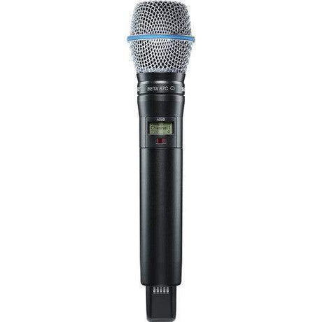 Shure ADX2TA/B87C=-G57 Digital Handheld Wireless Microphone Transmitter with Beta 87C Capsule (G57: 470 to 616 MHz) (TAA-Compliant) - Creation Networks