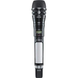 Shure ADX2TA/K8B=-X55 Digital Handheld Wireless Microphone Transmitter with KSM8 Capsule (X55: 941 to 960 MHz, Black) (TAA-Compliant) - Creation Networks