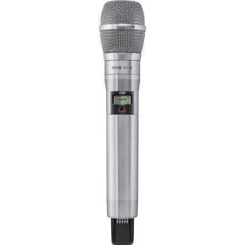 Shure ADX2TA/K9HSN=-G57 Digital Handheld Wireless Microphone Transmitter with KSM9 Capsule (G57: 470 to 616 MHz, Nickel) (TAA-Compliant) - Creation Networks