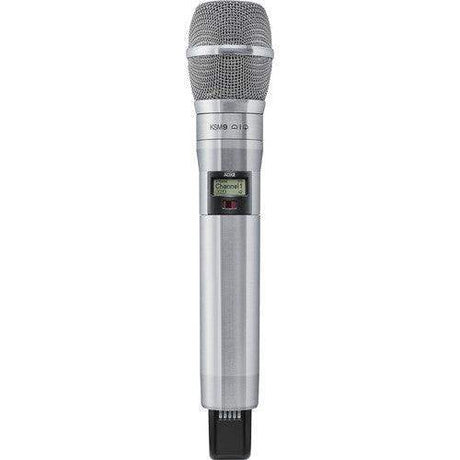 Shure ADX2TA/K9HSN=-G57 Digital Handheld Wireless Microphone Transmitter with KSM9 Capsule (G57: 470 to 616 MHz, Nickel) (TAA-Compliant) - Creation Networks