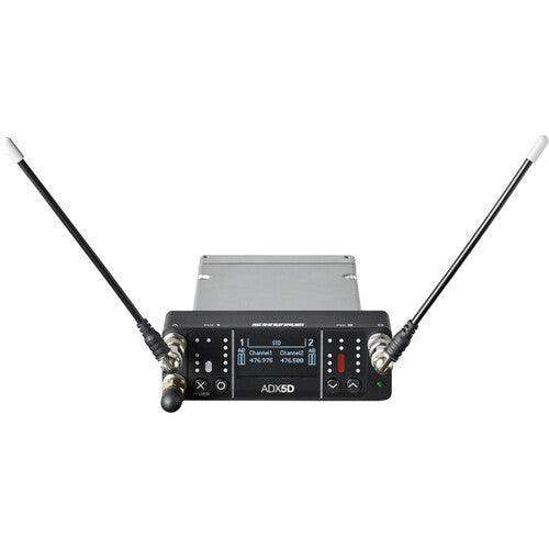 Shure ADX5DUSTA=-A Digital Dual-Channel Slot-Mount Wireless Receiver (470 to 636 MHz) (TAA-Compliant) - Creation Networks