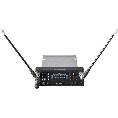 Shure ADX5DUSTA=-A Digital Dual-Channel Slot-Mount Wireless Receiver (470 to 636 MHz) (TAA-Compliant) - Creation Networks