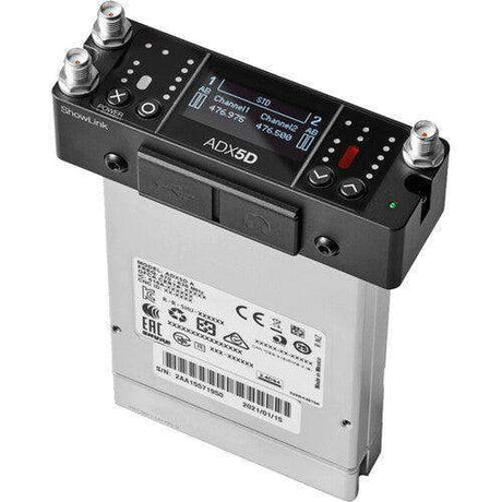 Shure ADX5DUSTA=-B Digital Dual-Channel Slot-Mount Wireless Receiver (606 to 810 MHz) (TAA-Compliant) - Creation Networks