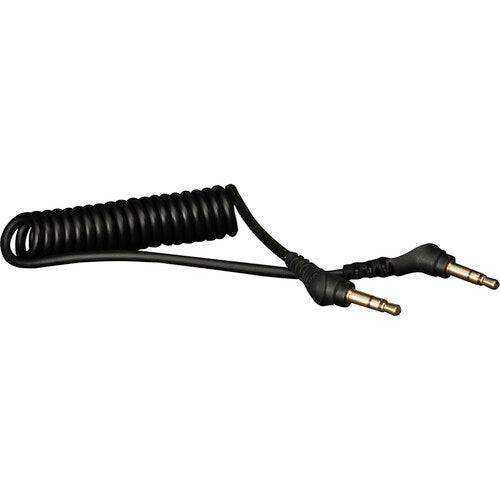 Shure AMV-3.5-3.5 Coiled 3.5mm TRS to 3.5mm TRS Cable for MoveMic (8") - Creation Networks