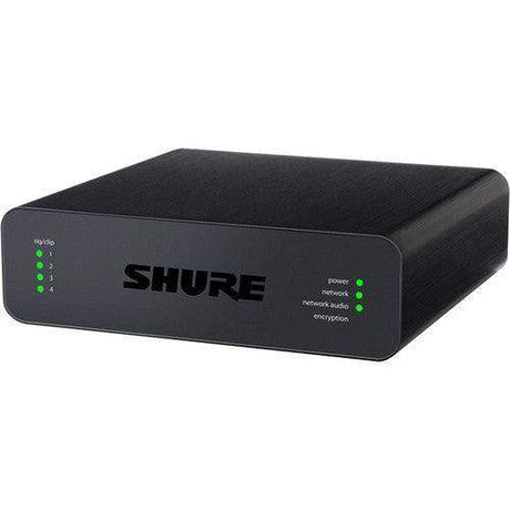 Shure ANI4IN-BLOCK-TA 4-Channel Dante Mic/Line Audio Network Interface Unit (Block Inputs) (TAA-Compliant) - Creation Networks