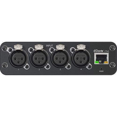 Shure ANI4IN-XLR-TA 4-Channel Dante Mic/Line Audio Network Interface Unit (XLR Inputs) (TAA-Compliant) - Creation Networks