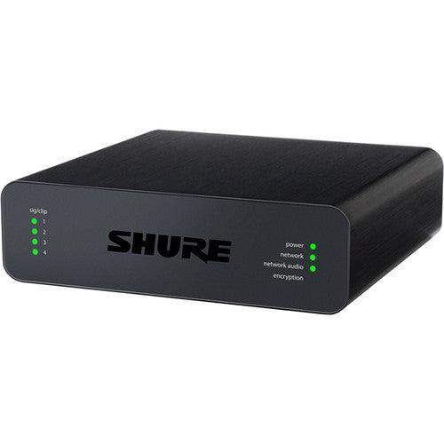 Shure ANI4OUT-BLOCK-TA 4-Channel Dante Mic/Line Audio Network Interface Unit (Block Outputs) (TAA-Compliant) - Creation Networks
