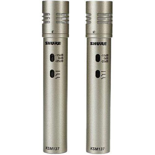 Shure KSM137 STEREO-TA Cardioid Microphone (Stereo Pair) (TAA-Compliant) - Creation Networks