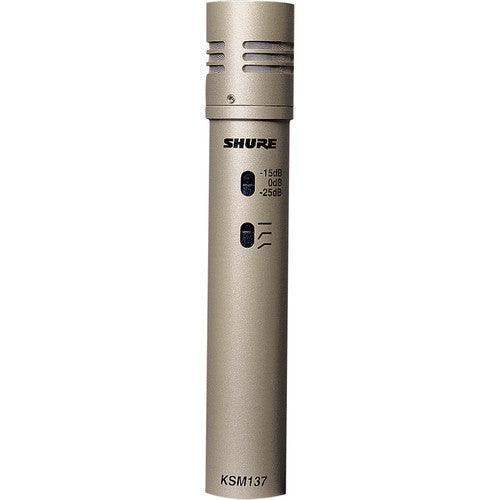 Shure KSM137/SL-TA Cardioid Microphone (Single Microphone) (TAA-Compliant) - Creation Networks