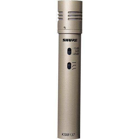 Shure KSM137/SL-TA Cardioid Microphone (Single Microphone) (TAA-Compliant) - Creation Networks