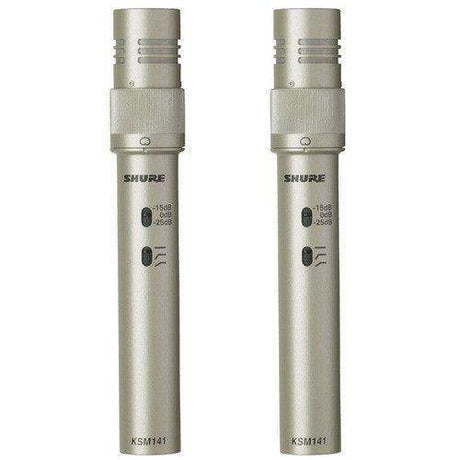 Shure KSM141 STEREO-TA Condenser Microphone (Stereo Pair) (TAA-Compliant) - Creation Networks