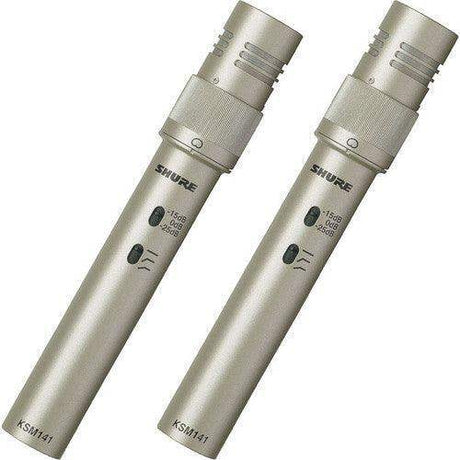 Shure KSM141 STEREO-TA Condenser Microphone (Stereo Pair) (TAA-Compliant) - Creation Networks
