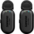 Shure MV-TWO-Z7 MoveMic Two 2-Person Clip-On Wireless Microphone System for Mobile Devices - Creation Networks