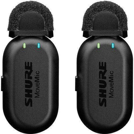 Shure MV-TWO-Z7 MoveMic Two 2-Person Clip-On Wireless Microphone System for Mobile Devices - Creation Networks