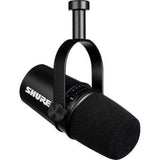 Shure MV7+-K Podcast Microphone (Black) - Creation Networks
