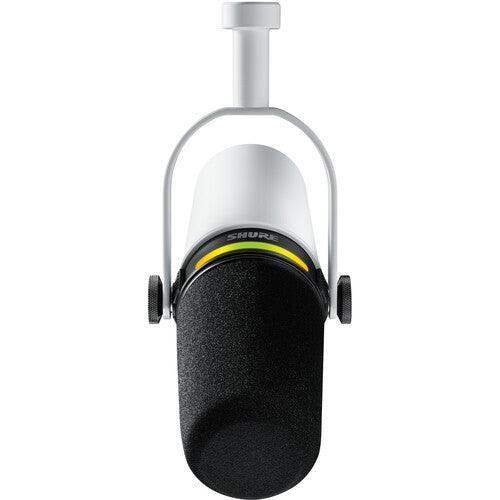 Shure MV7+-W Podcast XLR/USB Microphone (White) - Creation Networks