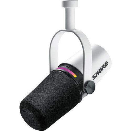 Shure MV7+-W Podcast XLR/USB Microphone (White) - Creation Networks