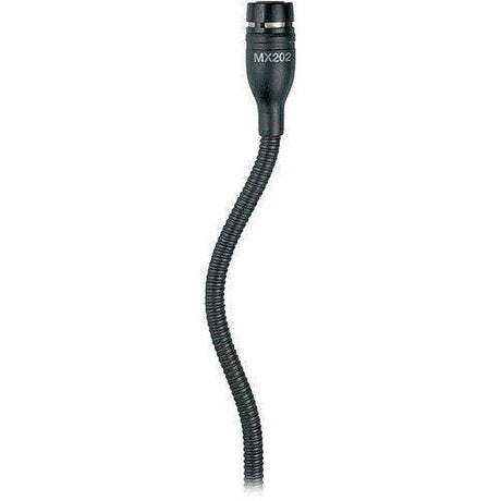 Shure MX202B/C-TA Microphone with In-Line Preamp (Black) (TAA-Compliant) - Creation Networks