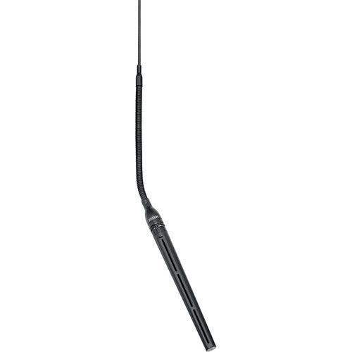 Shure MX202B/MS-TA Condenser Overhead Microphone (Mini-Shotgun, In-Line Preamp with XLR 3-Pin Connector, Black) (TAA-Compliant) - Creation Networks