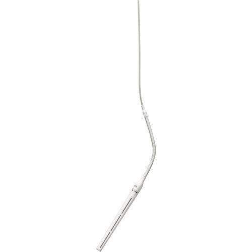 Shure MX202W-A/MS-TA Microflex Overhead Mini-Shotgun Microphone with Stand Mount Adapter and XLR Connector (White) (TAA-Compliant) - Creation Networks