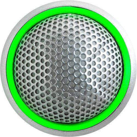 Shure MX395AL/BI-LED-TA Microflex Low-Profile Figure-8 Boundary Microphone with Logic-Control LED for Installs (Silver) (TAA-Compliant) - Creation Networks
