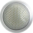 Shure MX395AL/BI-TA Microflex Low-Profile Figure-8 Boundary Microphone for Installs (Silver) (TAA-Compliant) - Creation Networks