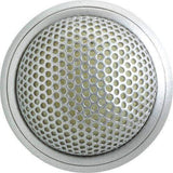 Shure MX395AL/BI-TA Microflex Low-Profile Figure-8 Boundary Microphone for Installs (Silver) (TAA-Compliant) - Creation Networks