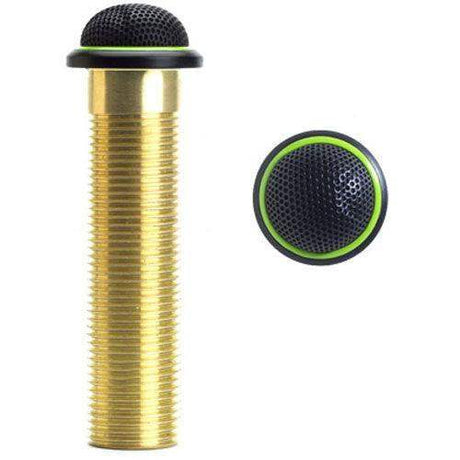 Shure MX395B/BI-LED-TA Microflex Low-Profile Figure-8 Boundary Microphone with Logic-Control LED for Installs (Black) (TAA-Compliant) - Creation Networks