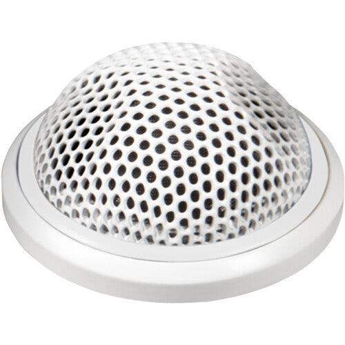 Shure MX395W/C-TA Microflex Low-Profile Cardioid Boundary Microphone for Installs (White) (TAA-Compliant) - Creation Networks