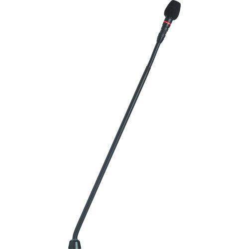 Shure MX415LP/N-TA 15" Microflex Modular Gooseneck Microphone with Top Light Ring (Black, No Preamp, No Mic Capsule) (TAA-Compliant) - Creation Networks