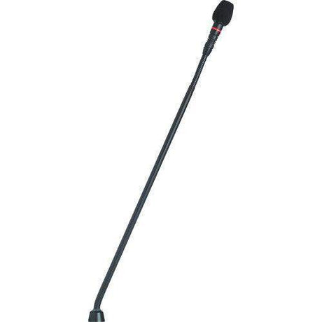Shure MX415LP/N-TA 15" Microflex Modular Gooseneck Microphone with Top Light Ring (Black, No Preamp, No Mic Capsule) (TAA-Compliant) - Creation Networks