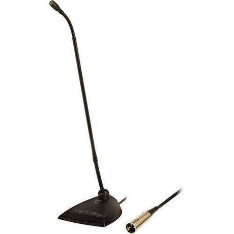 Shure MX418D/C-TA Desktop-Mounted 18" Cardioid Gooseneck Microphone with Preamp (TAA-Compliant) - Creation Networks