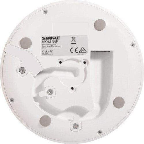 Shure MXA310W-TA Microflex Advance Table Array Conferencing Microphone (White) (TAA-Compliant) - Creation Networks