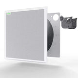Shure MXA902W-S Integrated Conferencing Ceiling Array (White, Square) - Creation Networks