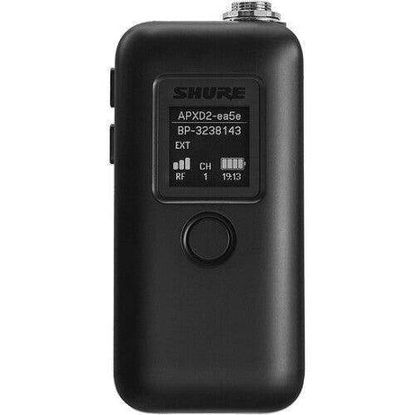 Shure MXW neXt 2 MXW1X/O=-Z10 Hybrid Bodypack Transmitter with Integrated Omni Mic w/ TA4M Connector (1.9 HHz) - Creation Networks