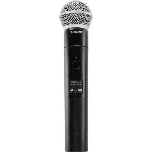Shure MXW neXt 2 MXW2X/SM58=-Z10 Wireless Handheld Microphone Transmitter with SM58 Capsule (1.9 GHz) - Creation Networks