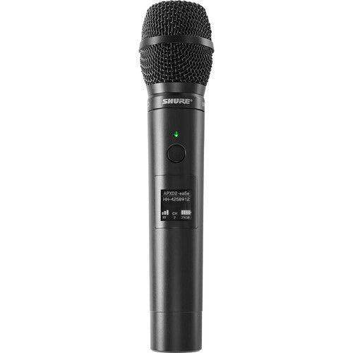 Shure MXW neXt 2 MXW2X/VP68=-Z10 Wireless Handheld Microphone Transmitter with VP68 Capsule (1.9 GHz) - Creation Networks