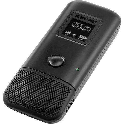 Shure MXW neXt 2 MXW6X/C=-Z10 Wireless Cardioid Boundary Microphone Transmitter (Black, 1.9 GHz) - Creation Networks