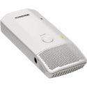 Shure MXW neXt 2 MXW6XW/O=-Z10 Boundary Transmitter with Omni Mic Cartridge - 1920-1930Mhz (White) - Creation Networks