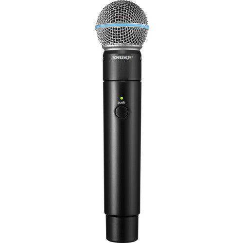 Shure MXW2TA/BETA58=-Z10 Bodypack Transmitter with Beta 58A Capsule (TAA-Compliant) - Creation Networks