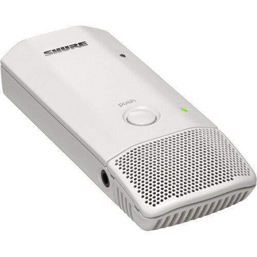 Shure MXW6WTA/O=-Z10 Omnidirectional Boundary Transmitter (White) (TAA-Compliant) - Creation Networks