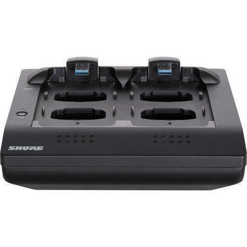 Shure MXWNCS4-TA 4-Port Networked Charging Station (TAA-Compliant) - Creation Networks