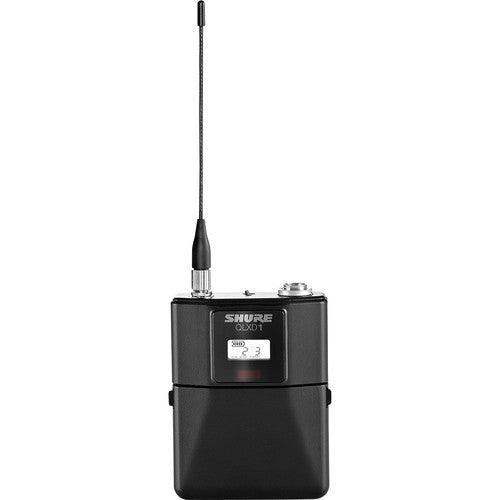 Shure QLXD1TA=-G50 Digital Wireless Bodypack Transmitter (G50: 470 to 534 MHz) (TAA-Compliant) - Creation Networks