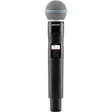 Shure QLXD2TA/B87A=-J50A Digital Handheld Wireless Microphone Transmitter with Beta 87A Capsule (J50A: 572 to 608 + 614 to 616 MHz) (TAA-Compliant) - Creation Networks