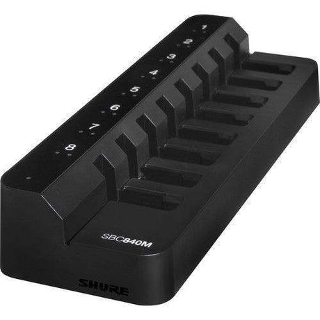 Shure SBC840M-US-TA Networked Eight-Bay Battery-Only Tray Charger (TAA-Compliant) - Creation Networks