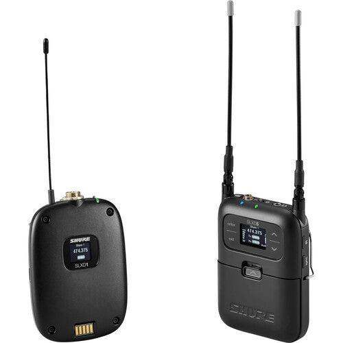 Shure SLXD15/UL4B Digital Camera-Mount Wireless UniPlex Cardioid Lavalier Mic System - Creation Networks