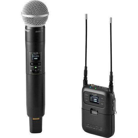 Shure SLXD25/SM58 Digital Camera-Mount Wireless Handheld Mic System with SM58 Capsule - Creation Networks